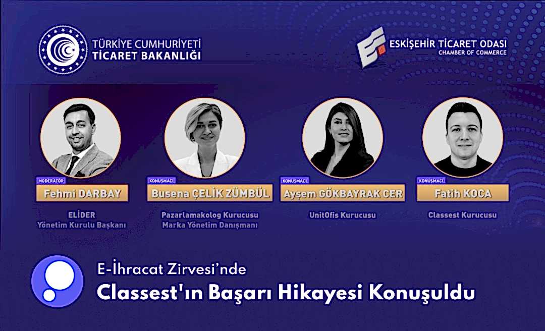 E-İhracat Zirvesi’nde Classest'ın Başarı Hikayesi Konuşuldu